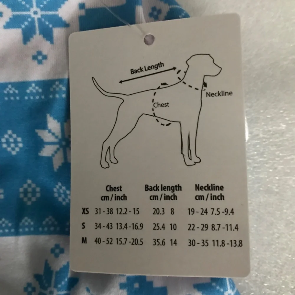 Pet Central Reindeer Dog Pajama NEW Size S-10”/25.40cm